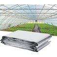 thumbnail image 1 of 2Pcs 210 x 130cm Silver Reflective Film Garden Hedge Sheets Reflective Sheets, Effectively Increase Plant Growth, 1 of 5