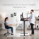 thumbnail image 4 of Escritorio de pie VIVO Electric DESK-KIT-1G6B 152x61 cm negro/gris, 4 of 9