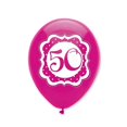 thumbnail image 1 of Creative Party Ballons en Latex pour 50e Anniversaire (Lot de 6), 1 of 1