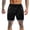 (Casual 173)Black, variant on Fashion Shorts for Men Casual Breeches Summer Drawstring Pocket Four-way Stretch Breathable Short Pants