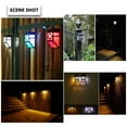 thumbnail image 3 of MesaSe Solar Wall Light Outdoor LED Solar Fence Light Auto ON/OFF Solar Deck Light IP65 Waterproof Solar Step Light with Warm Light and RGB Lighting, 3 of 9