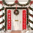 thumbnail image 1 of DPTALR Christmas Decoration Curtain Creative Decoration Couplets Hanging Flags, 1 of 9