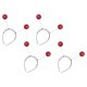 thumbnail image 1 of 4pcs Shiny Creative Hair Hoops Balls Costume Party Festival Headdress Prop for Cosplay Events Celebrations Unique Hair Decoration, 1 of 5