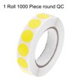 thumbnail image 3 of Inventory QC Stickers Labels 13mm/0.5" Yellow for Inventory Warehouse Stock 1 Roll 1000 Piece, 3 of 5
