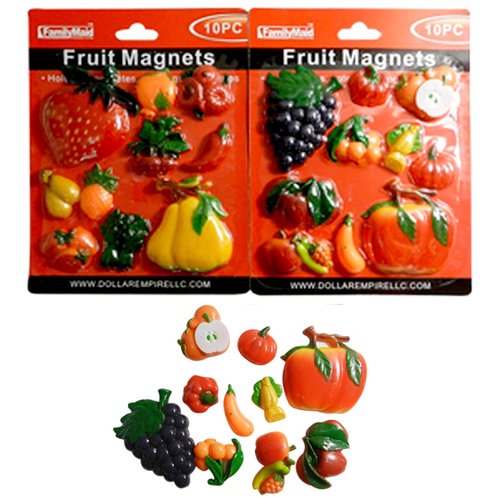 Refrigerator Fridge fruits and veggies kitchen decor