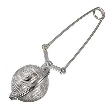 

Bluethy 2Pcs Stainless Steel Spoon Tea Leaves Herb Mesh Ball Infuser Filter Squeeze Strainer