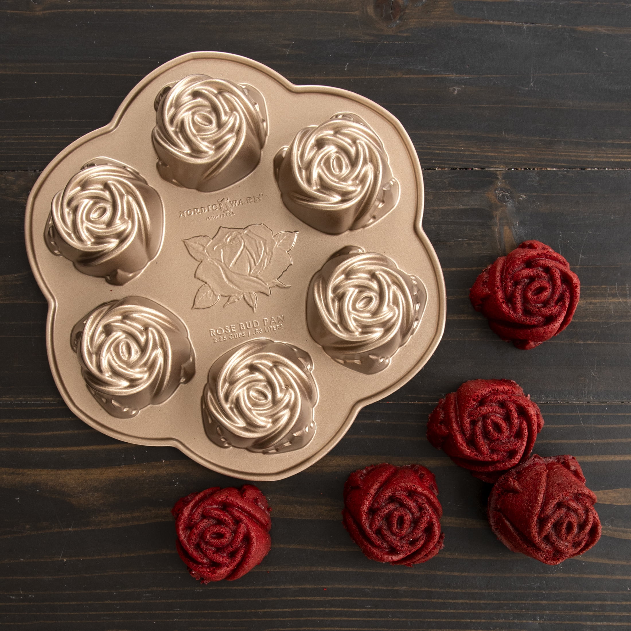 Nordic Ware Nordic Ware Mini Rose Cake Pan - Whisk