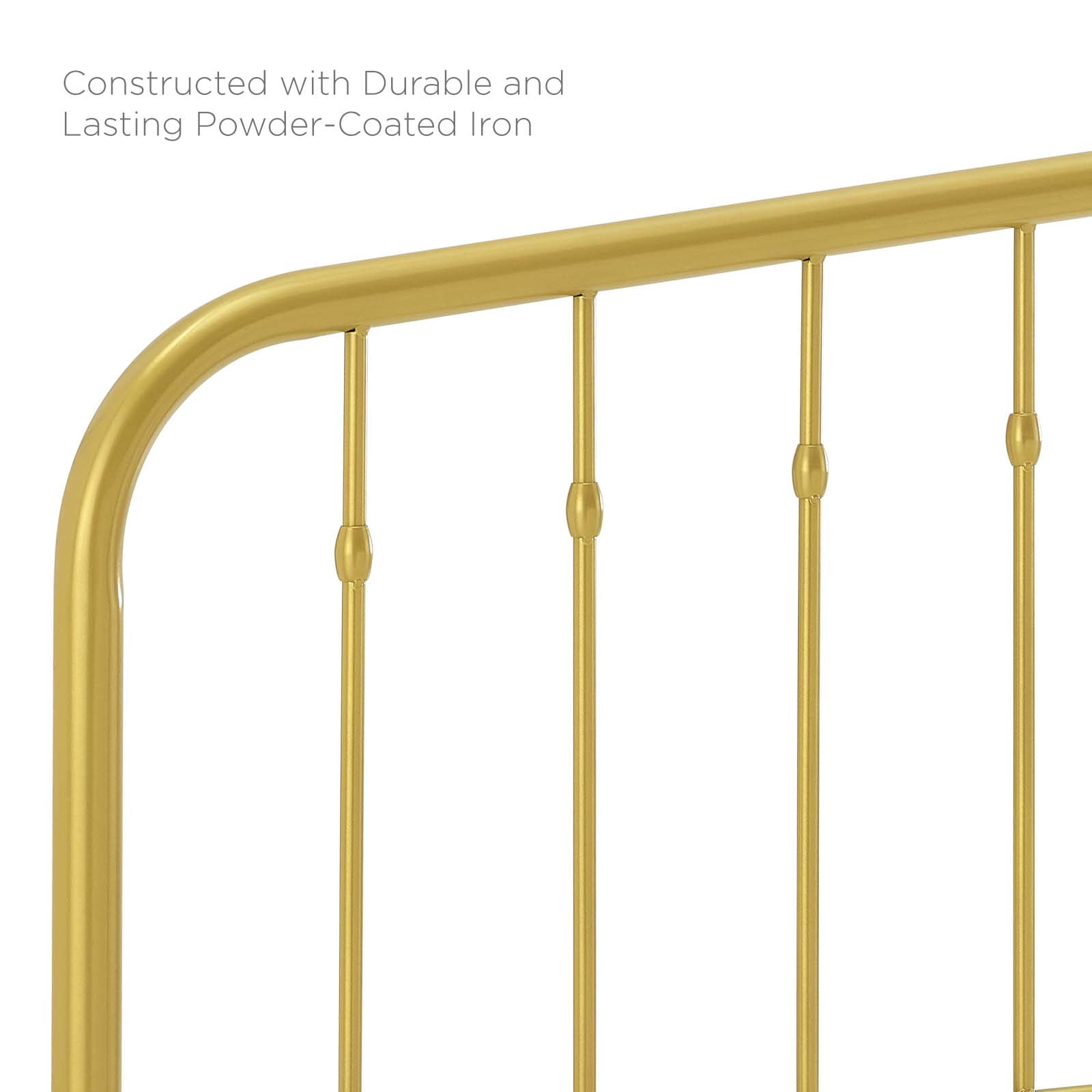 Headboard, Queen Size, Metal, Gold, Modern Contemporary Urban Design, Bedroom Master Guest Suite