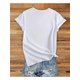thumbnail image 4 of Camiseta de manga corta con el encanto "Abuelas, amor" - Cuello redondo informal con corazón para un estilo relajado de verano y primavera - Ropa de moda femenina para adultos, hombres, mujeres, adole, 4 of 8