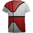 thumbnail image 2 of Championship Basketball White & Red All Over Mens T Shirt Multi 2XL, 2 of 2