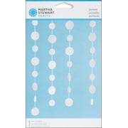 Doily Lace Garland Makes 1-White Glitter Dot, Pk 1, Martha Stewart