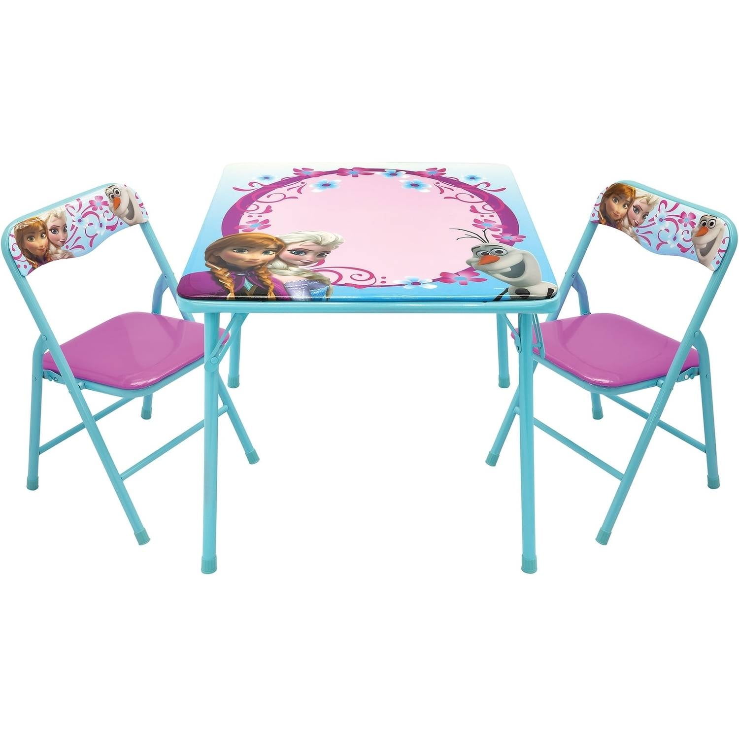 disney princess folding table and chairs