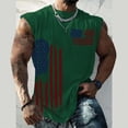 thumbnail image 2 of HCNTES Mens Tank Tops Beach Summer Sleeveless Shirts Graphic Vacation Tanks Muscle Gym Tank T Shirts(Green,XXXXL), 2 of 4