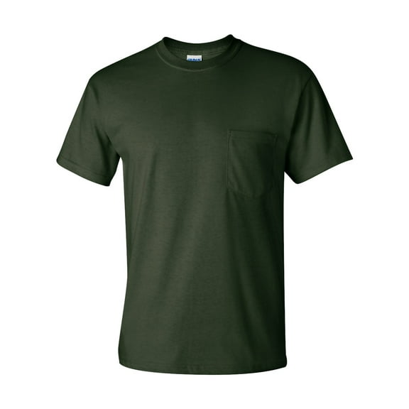 Ultra Cotton Pocket T-Shirt, M, Forest Green
