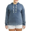 POOF Juniors' Plus Size Embroidered Hoodie