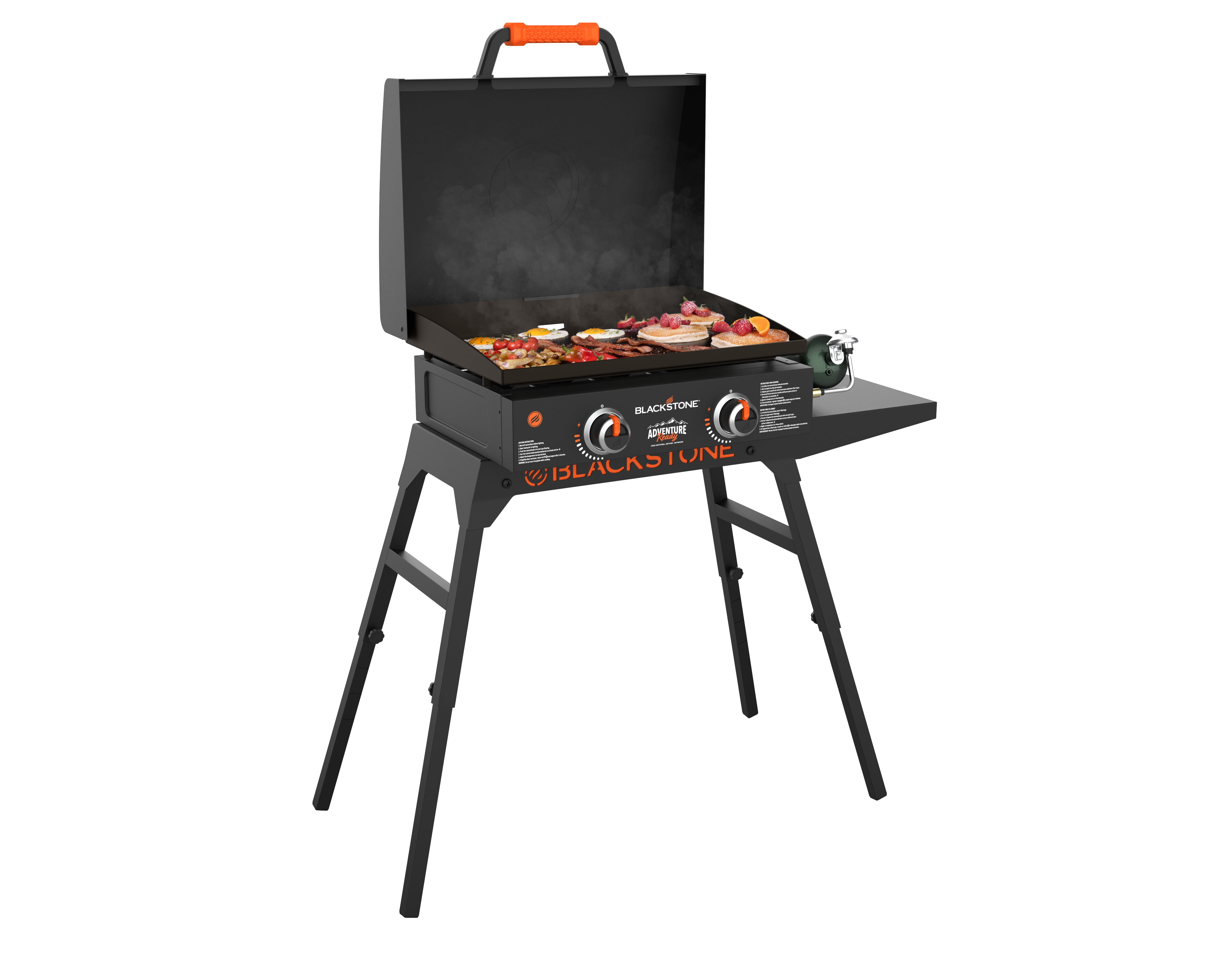 Blackstone Adventure Ready 22 Griddle, Blackstone Liquid Propane Freestanding Outdoor Griddle With Lid