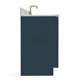 thumbnail image 3 of Ariel Hamlet 61 In. Rectangle Sink Vanity With 0.75 In. Carrara White Countertop In Midnight Blue, 3 of 11