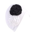 thumbnail image 2 of MSJUHEG Head Coverings for Women,Turbans for Women,Head Scarf,Hair Scarves for Women,Chemo Hats for Women,Head Scarf Hat Cap Turban Wrap Hats Headwear White One Size, 2 of 3