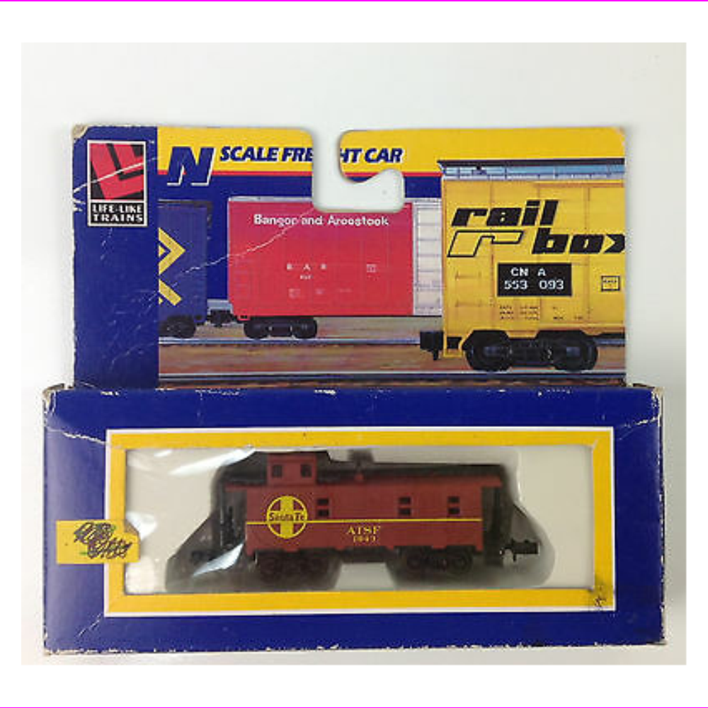 Life Like N Scale Freight Car ATSF 1943