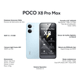 thumbnail image 4 of Smartphone Xiaomi Poco X8 Pro Max 5G 12+512 GB Azul + Audífonos Desbloqueado, 4 of 6