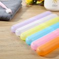 thumbnail image 4 of 20 Pieces Travel Toothbrush Case Holder, Portable Toothbrush Storage, 7 Assort Color Plastic Toothbrush Case Holder Toothpaste Case Cover Protector Ba, 4 of 5