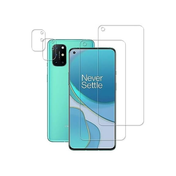 Designed For Oneplus 8T 5G Tempered Glass Screen Protector 2-Pack Camera Lens Protector Film 2-Pack