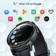 TicWatch E2, Waterproof Smartwatch with 24 Hours Heart Rate Monitor, Wear OS by Google, Compatible with Android and iOS