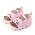 thumbnail image 2 of ASFGIMUJ Baby Shoes Girl Size 12 Months-15 Months Solid Flower First Walkers Soft Sole Toddler Sneakers, 2 of 7