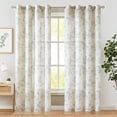 thumbnail image 2 of Cortinas de lino Jinchan Toile de Jouy, 213 x 213 cm, filtro de luz, 2 of 8