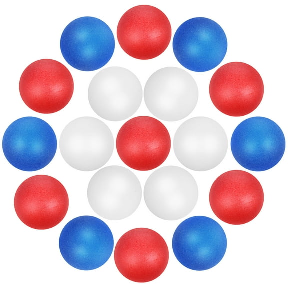 PBPBOX 120 Pcs Colored Table Tennis Balls for Party Games School Activities Small Bouncy Gaming Balls