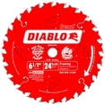 thumbnail image 1 of Freud D0624A Diablo 6-1/2-Inch 24 Tooth ATB Framing Saw Blade with 5/8-Inch Arbor, 1 of 4