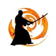 thumbnail image 2 of CafePress - SAMURAI -  Round Wood Ornament 4", 2 of 2