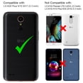 thumbnail image 5 of FINCIBO LG K20 Plus LV5 / K10 2017 Football Hybrid Case, Hard TPU Back Cover, Black/Green/Black, 5 of 5