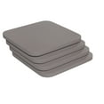 thumbnail image 4 of 4 Piece Polyresin Chair Seats, Textured Design, Light Gray, 4 of 4
