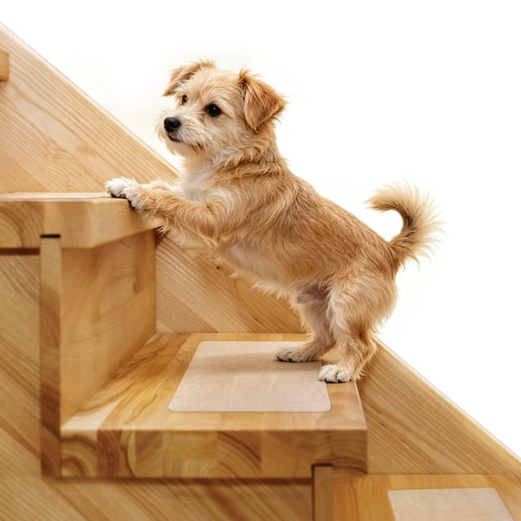 Non Slip Stair Treads 6" x 30", 15-Pack Pre-Cut PEVA Transparent Anti Slip Strips