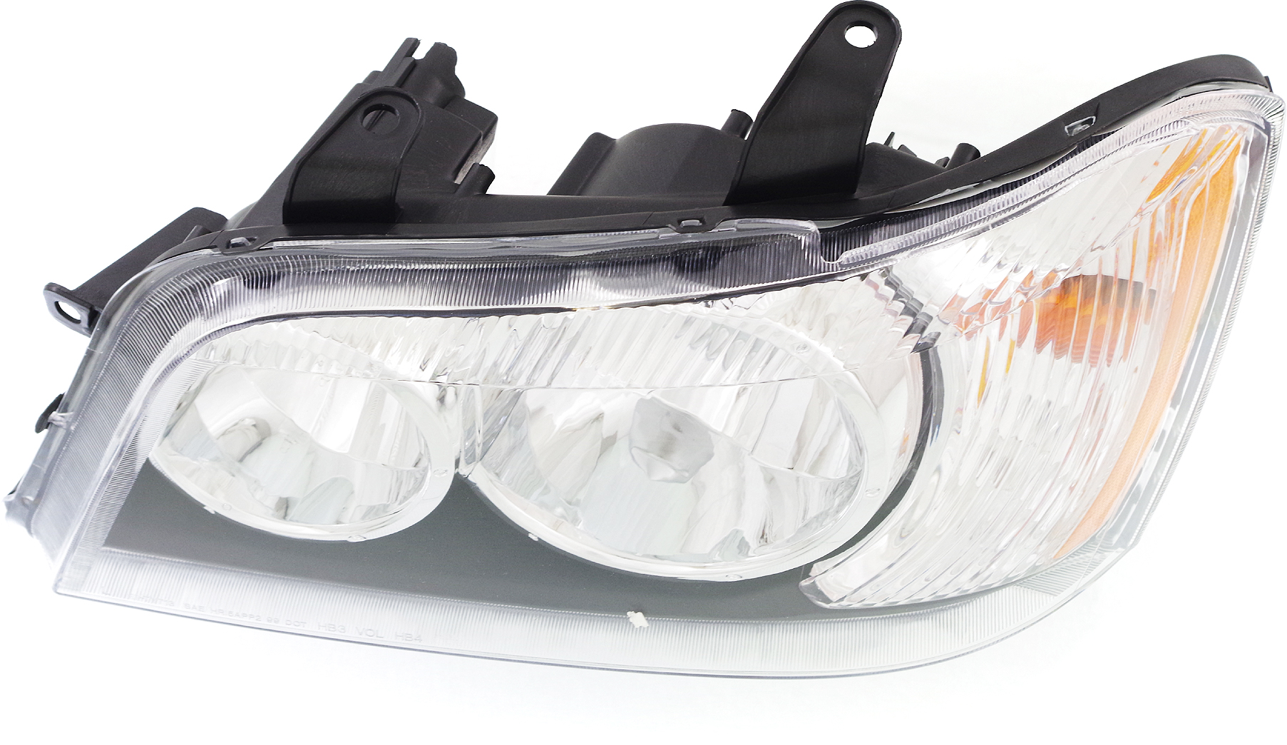 Headlight Compatible With 2001-2003 Toyota Highlander Left Driver Halogen With bulb(s)
