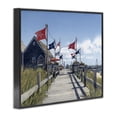 thumbnail image 2 of Stupell Industries Coastal Summer Boardwalk Stroll Black Framed Giclee Art, 14 x 11, by Franklyn Gregory, 2 of 8