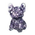 thumbnail image 2 of Figura de bulldog pequeña estatua adorno mascota perro decoración de mesa para Violeta, 2 of 9