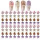 thumbnail image 1 of 80 piezas de diamantes de imitación para decoración de uñas, cristales de gemas de estrella 3D para diseño de uñas, joyas de diamantes de uñas o manualidades de maquillaje, decoración de uñas, 1 of 7