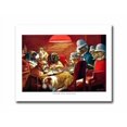 Dogs Playing Poker #6 Pinched with 4 Aces Man CAVE Art Print 16x20 ...