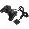 thumbnail image 2 of Dual Motor Wired Game Controller for PS2 Console with Enhanced Sensitivity and Precision, 2 of 5