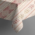 thumbnail image 3 of Pink Geometric Striped Pattern Rectangle Tablecloth 60"x102",Waterproof Polyester Rectangle Table Cloth, Wipeable Spillproof Polyester Tablecloth for Dining, Camping, Indoor and Outdoor, 3 of 6