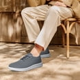 thumbnail image 6 of vibdiv Mens Walking Shoes Non Slip Running Shoes Slip on Lightweight Breathable Shoes Athletic Workout Gym Sneakers Grey Size 7, 6 of 6