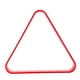 thumbnail image 2 of Mesa de billar resistente, soporte deportivo de 8 bolas, soporte triangular de plástico para billar rojo, 2 of 6