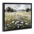 thumbnail image 2 of Stupell Industries Traditional Calm Meadow of Wildflowers Black Floating Frame Canvas Art, 31 x 25, by Franklyn Gregory, 2 of 8
