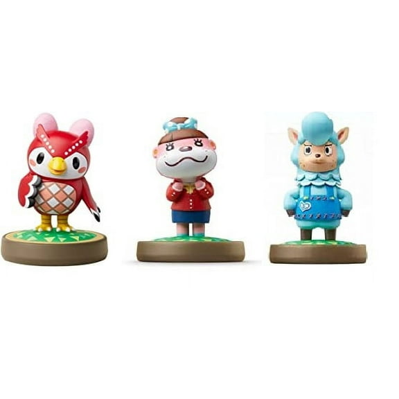 Celeste,Lottie,Cyrus amiibo (Animal Crossing Series) Nintendo Switch, Wii U, 3DS Compatible Bulk Pack