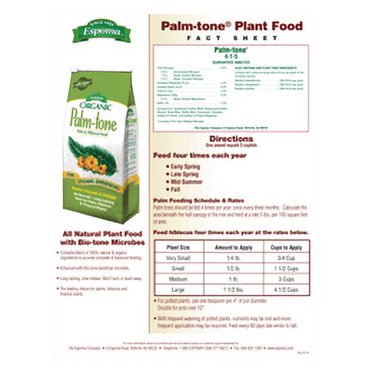 Espoma Organic Palm-Tone Plant Food – 4lb – For Tropical Palms & Hibiscus