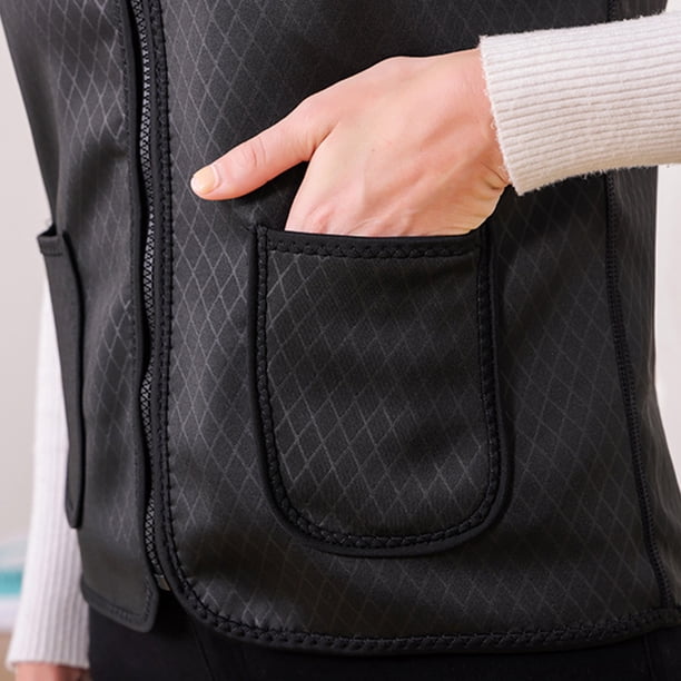Chaleco de calefacción eléctrica de 7 áreas, abrigo cálido lavable, chaquetas de calentamiento de invierno para hombres (M) Ehuebsd Para estrenar