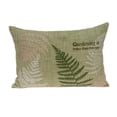 thumbnail image 1 of HomeRoots 334159 Housse de Coussin Vert Tropical 20 x 6 x 14 Po avec Insert en Poly, 1 of 1