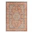 thumbnail image 3 of Unique Loom Lola Collection Area Rug - Traditional (7' x 10' 2" Rectangle Brick Red/Ivory), 3 of 7